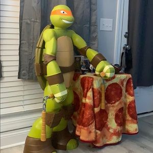 4ft tall ninja turtle w/storage In shell